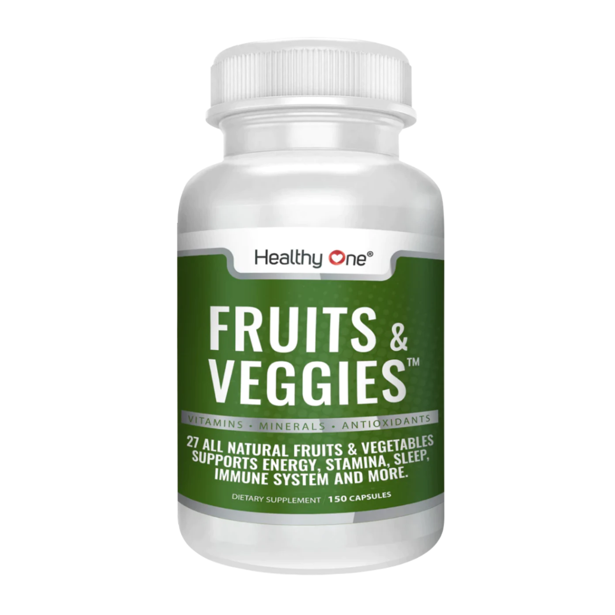 Healthy Fruits and Veggies - Natural Daily Supplement, Vitamins, Minerals & Antioxidants