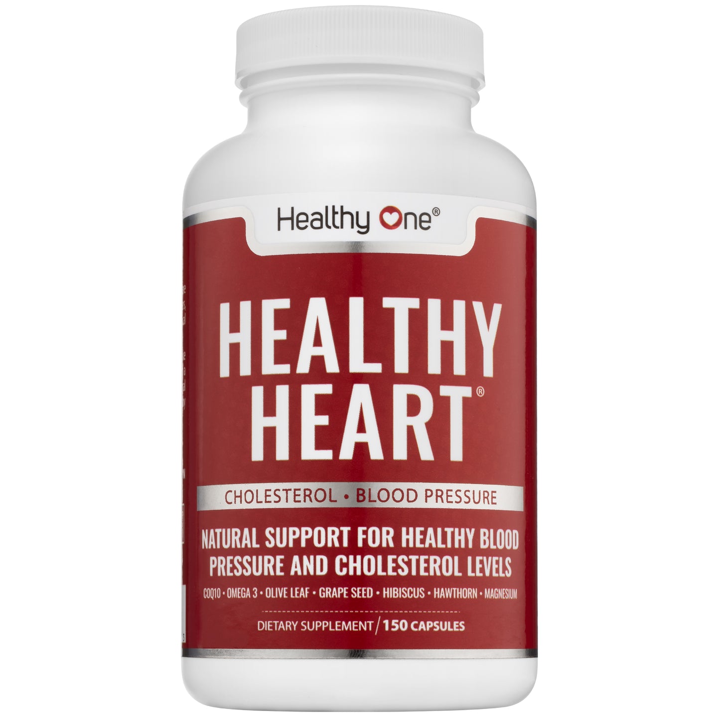 Healthy Heart - Blood Pressure, Cholesterol and Cardiovascular Supplement