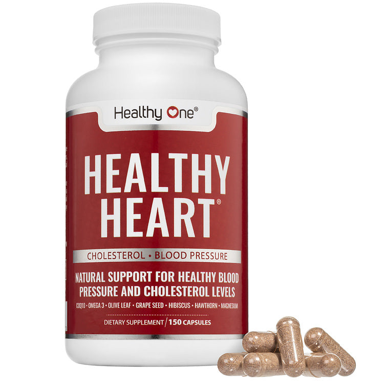 Healthy Heart - Blood Pressure, Cholesterol and Cardiovascular Supplement