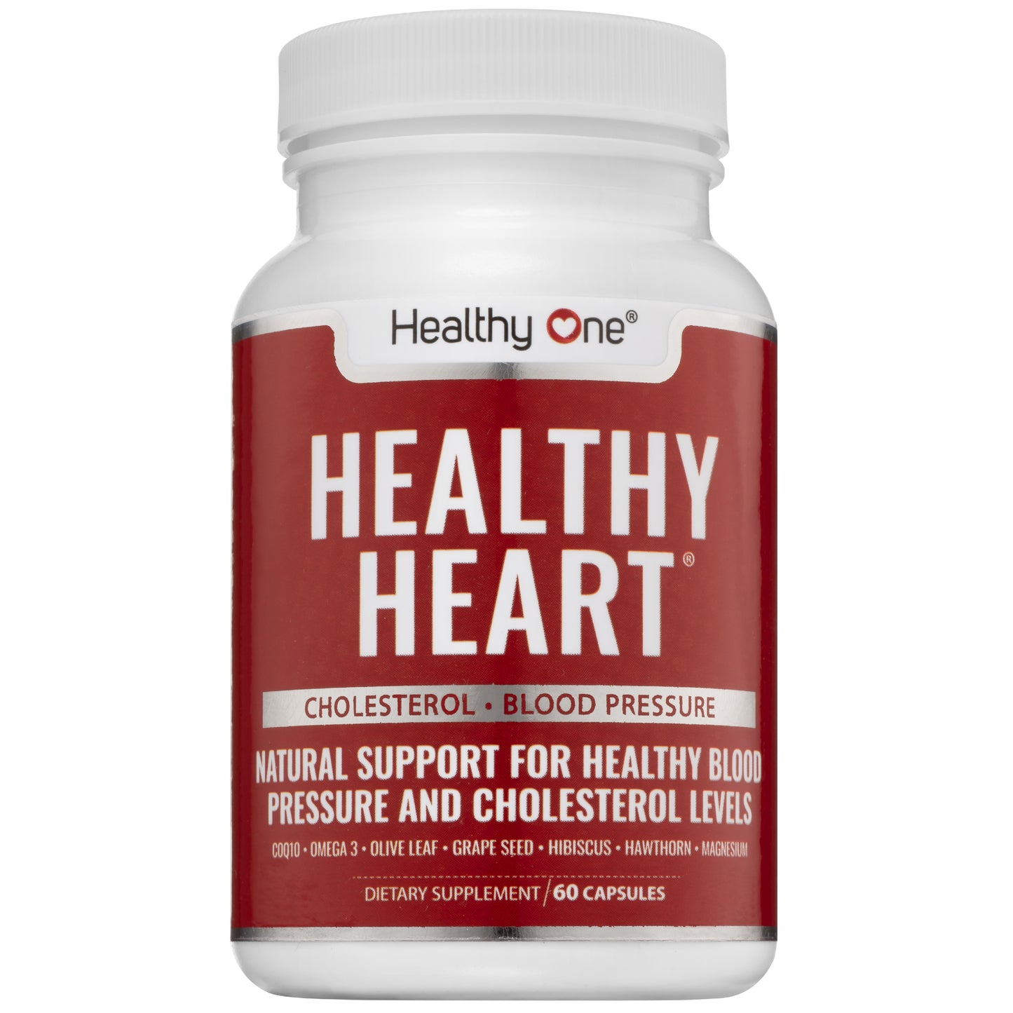 Healthy Heart - Blood Pressure, Cholesterol and Cardiovascular Supplement