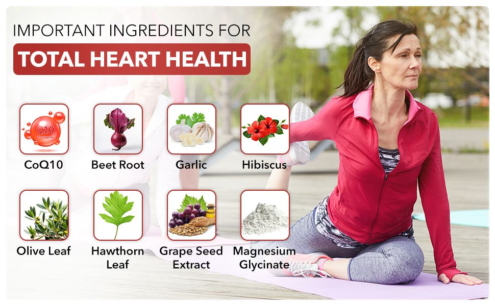 Healthy Heart - Blood Pressure, Cholesterol and Cardiovascular Supplement
