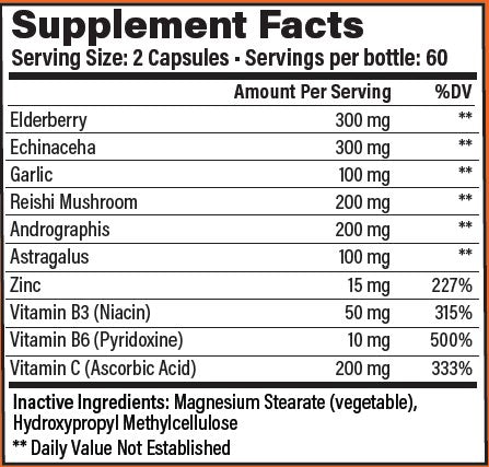 Healthy Immune: Supports Immune System Fights Colds & Flus!