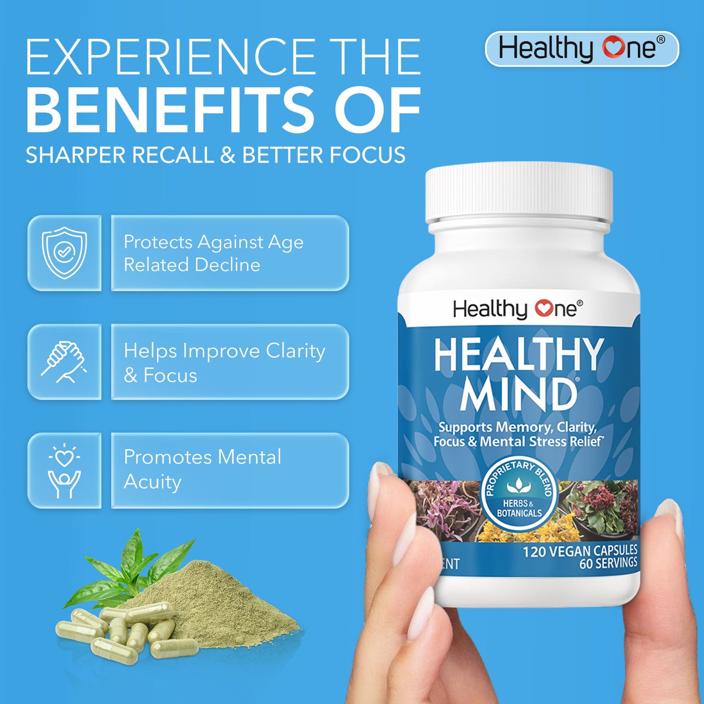 Healthy Mind: Stay Sharp. Think Clear. Feel Calm. Maintain Focus!