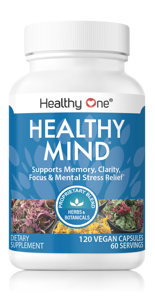 Healthy Mind - All Natural  - Memory - Focus - Clarity - Brain Nootropic Supplement