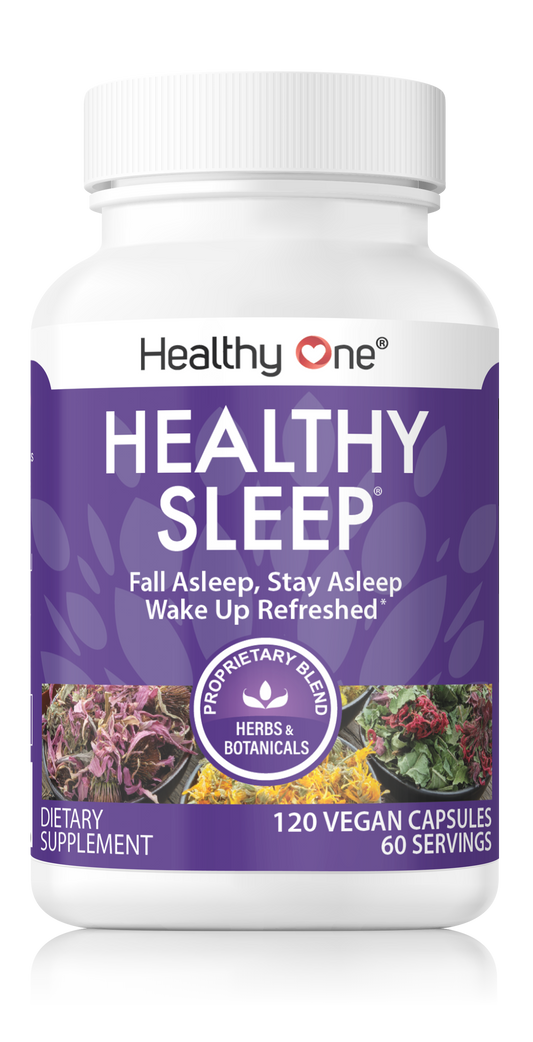 Healthy Sleep - Natural Sleep Aid - Fall Asleep, Stay Asleep, Wake Up Refreshed.