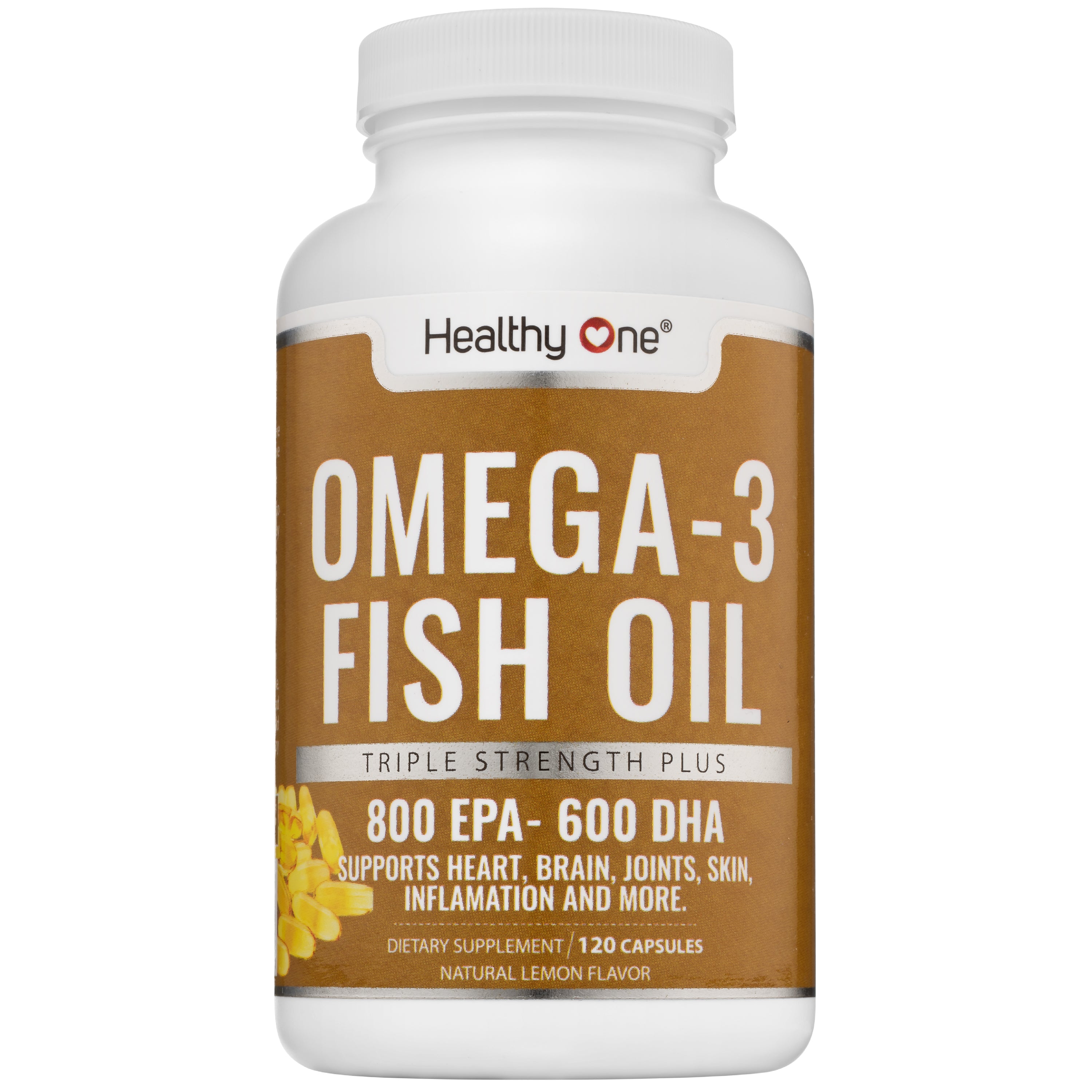 Super Omega 3 Fish Oil 800 EPA 600 DHA Triple Stength Plus Lemon