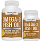 Super Omega 3 Fish Oil 800 EPA 600 DHA Triple Stength Plus, Lemon Flavor, Burpless