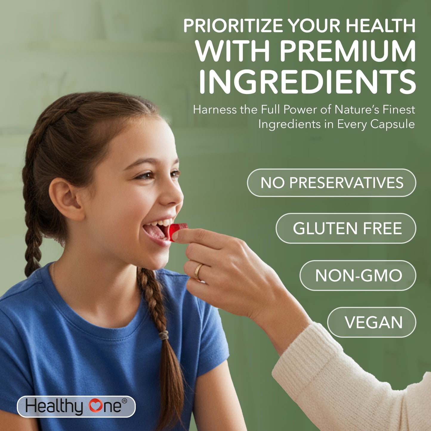 Healthy Fruits and Veggies -SUPERFOOD GUMMIES - Zero Sugar - Real Fruits & Veggies - Great Berry Taste!