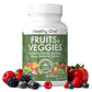 Healthy Fruits and Veggies - Natural Daily Supplement, Vitamins, Minerals & Antioxidants